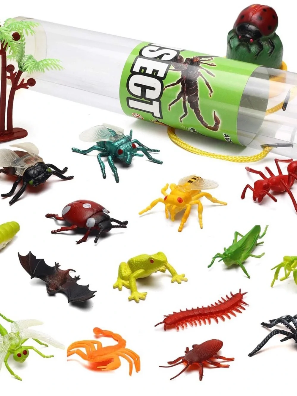 Natural World 82-Piece Animal Toy Set by - Green